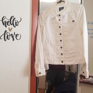White Lucky Brand Jean Jacket